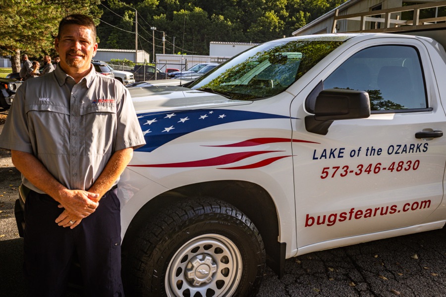 Mike Appling, All American pest control technician at the Lake of the Ozarks