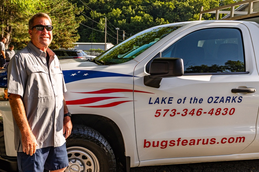 Greg Sly, All American pest control technician at the Lake of the Ozarks