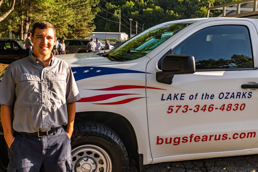 Mike Pentridge, All American pest control technician at the Lake of the Ozarks