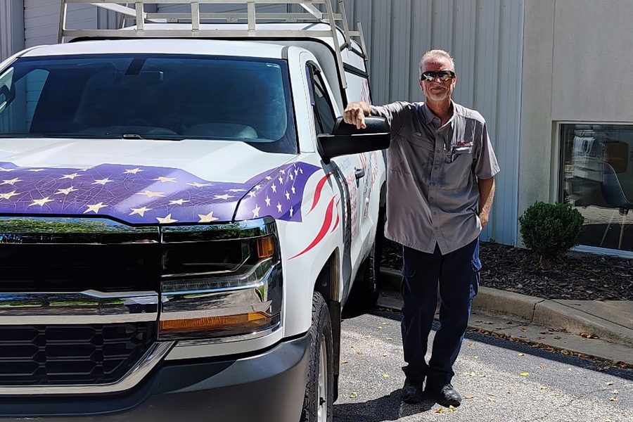 Joe Szopinski, All American pest control technician at the Lake of the Ozarks