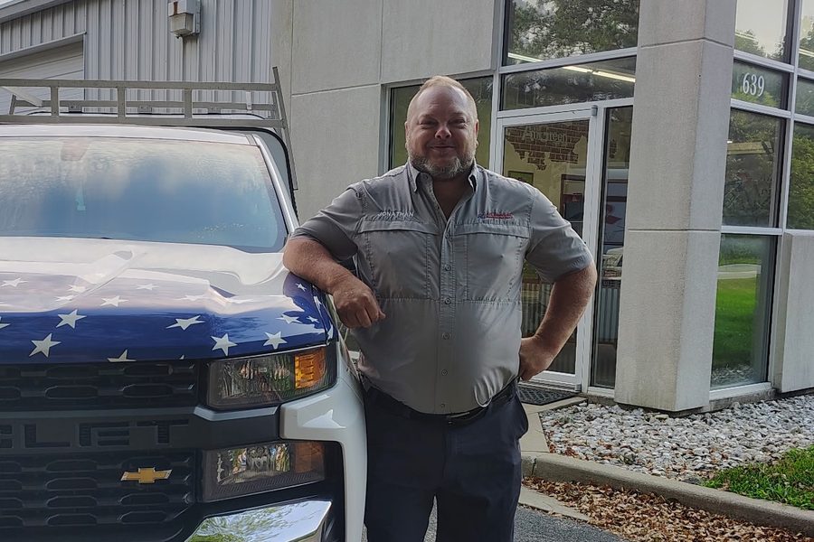 Jonathan Sweatt, All American pest control technician at the Lake of the Ozarks